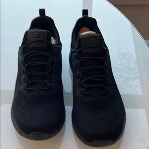 NWT Skechers Black Sneakers with Breathable Knit Design